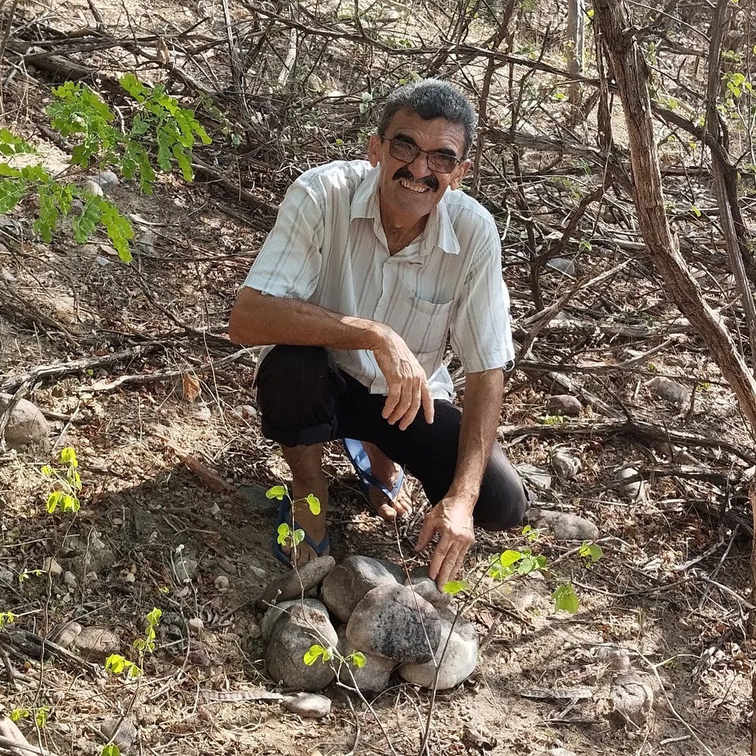 Paulo Silva Marcando o Local. Foto: Osanan Oliveira